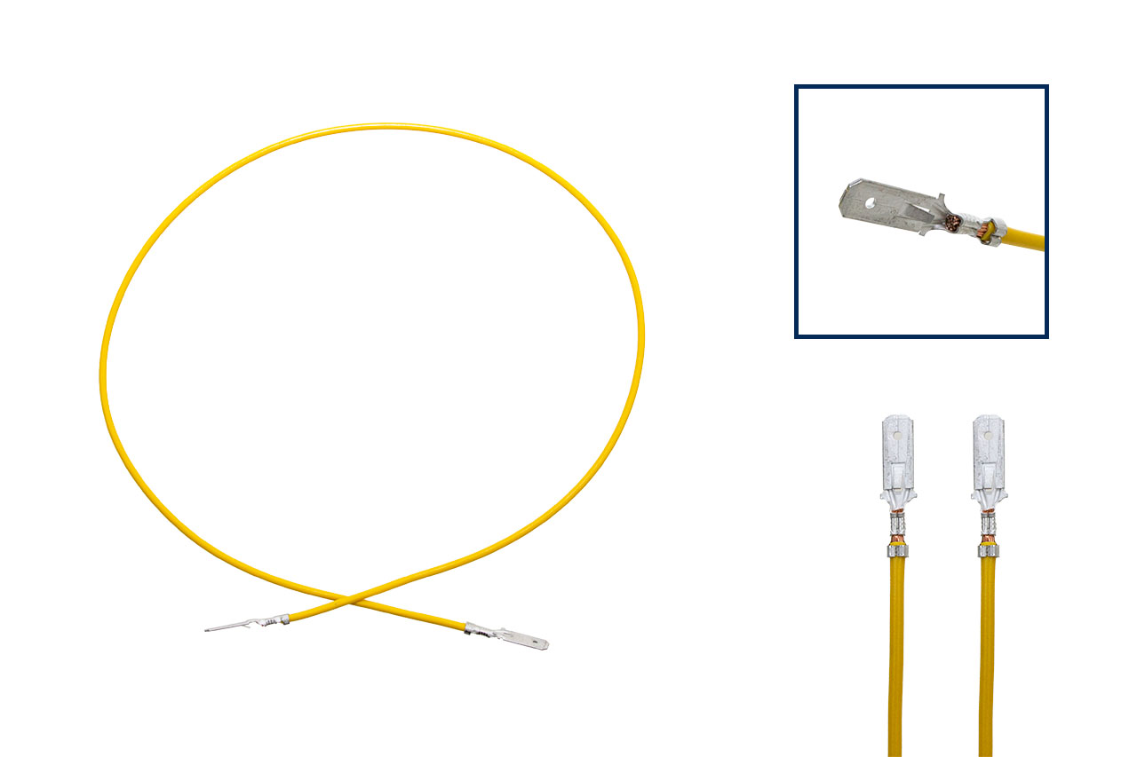 Original Kufatec Reparatur Kabel Litze Leitung / Einzelleitung Flachstecker 6.3 / wie OEM: 000979203E Original Kufatec Reparatur Kabel Litze Leitung / Einzelleitung Flachstecker 6.3 / wie OEM: 000979203E von KUFATEC GmbH & Co. KG