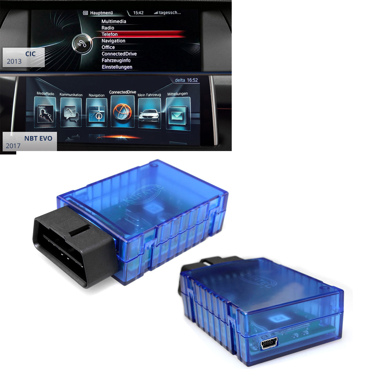 Original Kufatec TV DVD Bild Freischaltung für BMW F-Serie X1 X3 X4 X5 X6 Mini Original Kufatec TV DVD Bild Freischaltung für BMW F-Serie X1 X3 X4 X5 X6 Mini von KUFATEC GmbH & Co. KG
