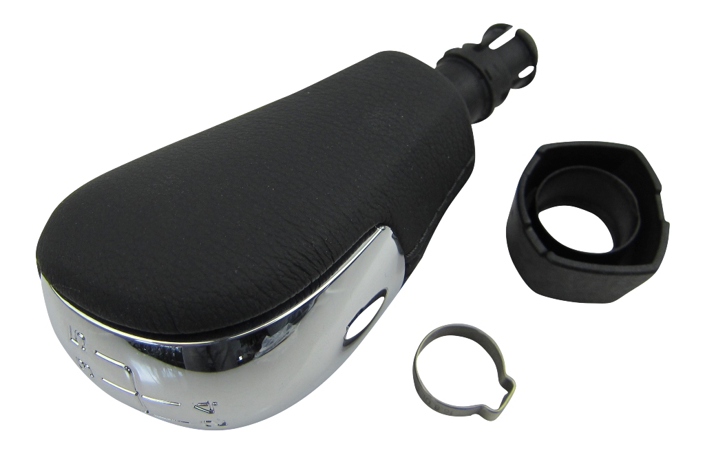 Original Leder Schaltknauf Knauf Knopf 5-Gang Schwarz Alu Chrom passend für Seat Original Leder Schaltknauf Knauf Knopf 5-Gang Schwarz Alu Chrom passend für Seat von Volkswagen AG