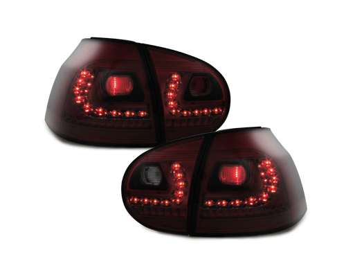 Original Litec LED Rückleuchten Rot Smoke mit dynamischer Blinker für VW Golf 5 von litecinnovations GmbH