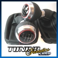 Original S3 Leder Schaltknauf Schalthebel Knauf Alu für Audi A3 S3 8P +Sportback von Volkswagen AG