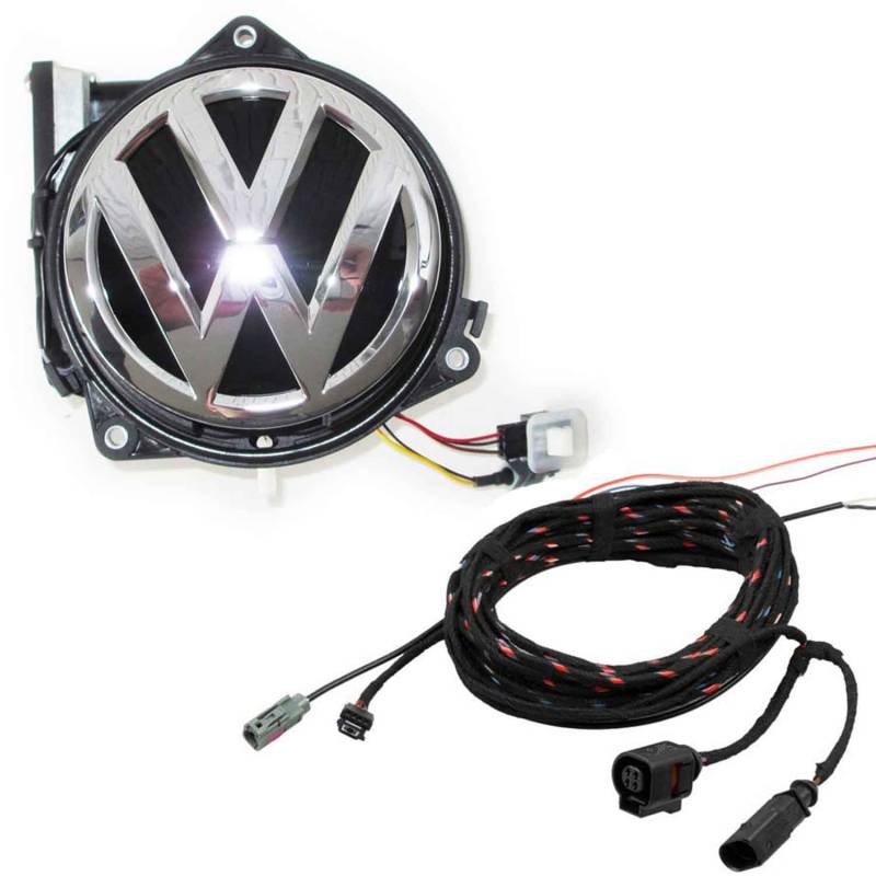 Original VW Rückfahrkamera 5G0827469E + Kabelbaum für VW Golf 7 + Sportsvan von suwtec GmbH