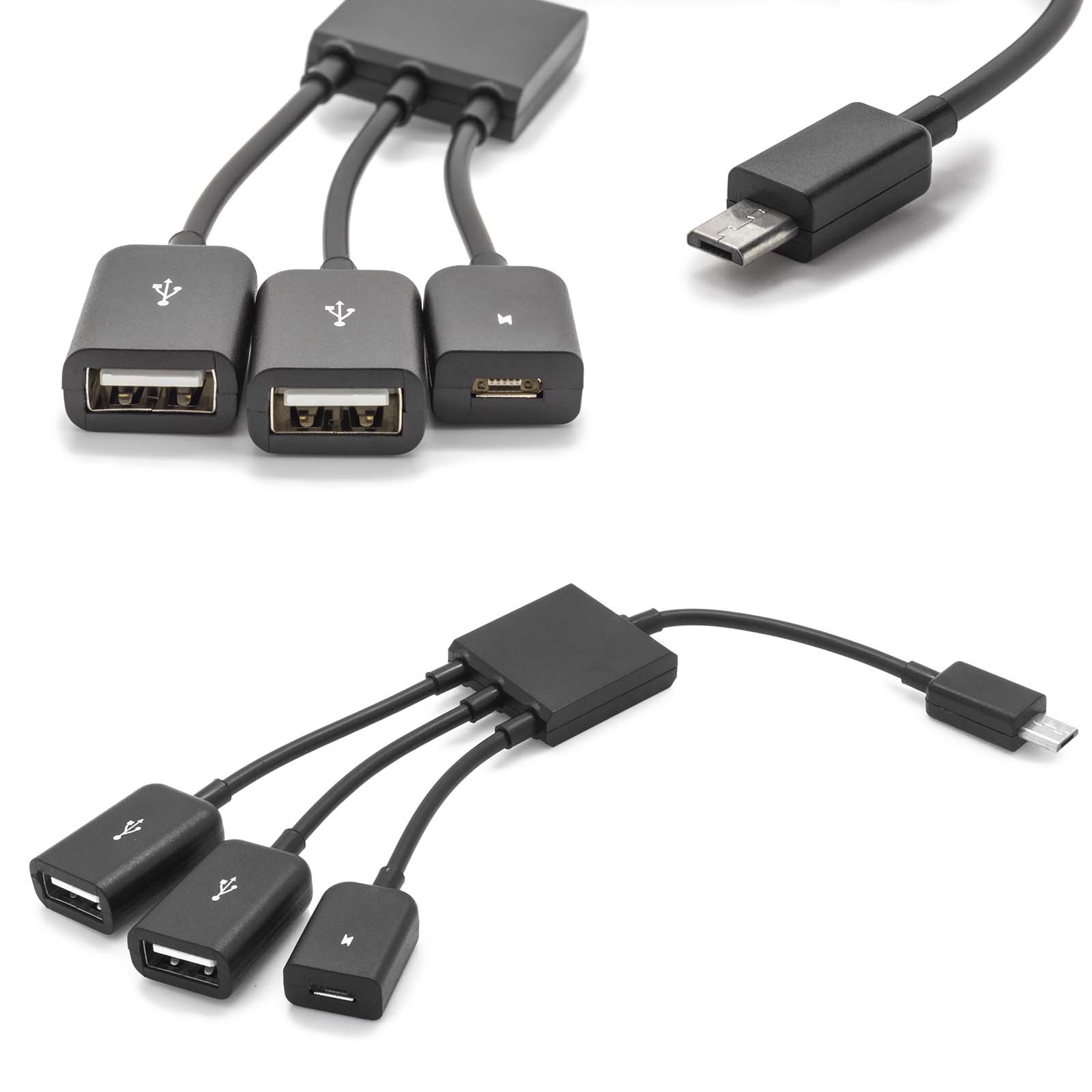 PREMIUM OTG 3in1 Set USB Connection Kit Adapter Kabel für Samsung Tab / Note PREMIUM OTG 3in1 Set USB Connection Kit Adapter Kabel für Samsung Tab / Note von Tradefox GmbH