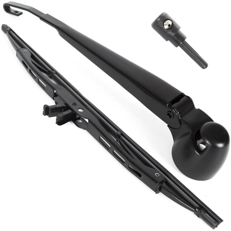 Scheibenwischer Heckwischer Wirscherarm Abdekkappe SET 1J6955427 1J9955707 1J6955435 3B9955985A für Audi A3 8L 96-03 / A4 B5 Avant 94-01 / A6 C5 4B Avant 97-05 von Tuning Fanatics