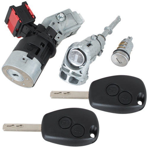 Schließzylinder KOMPLETT SET Türschloss Zündschloss Tankdeckel Schloss + 2x Schlüssel für Renault Kangoo II Master III Schließzylinder KOMPLETT SET Türschloss Zündschloss Tankdeckel Schloss + 2x Schlüssel für Renault Kangoo II Master III von GOLDCAR Renata Badzio,Bart?omiej Kalisz s.c.