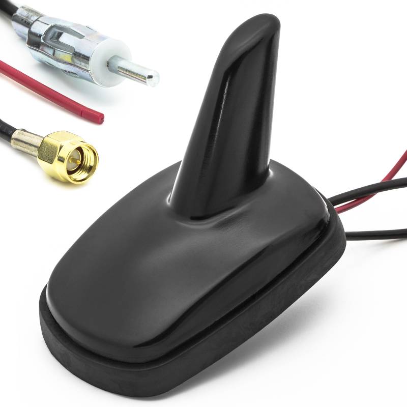 Shark GPS FM AM Dach Antenne Verstärker Radio DIN #1252 passend für Mercedes von Tradefox GmbH