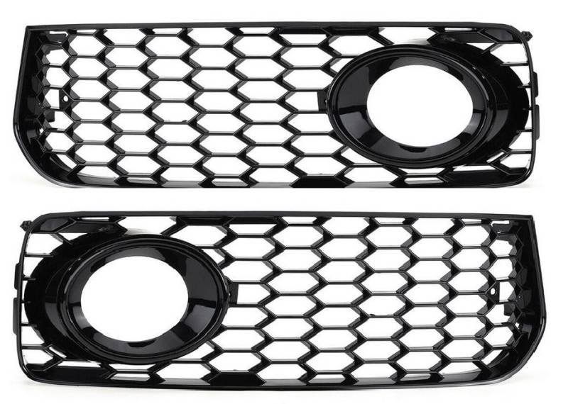 Stoßstange Gitter Waben Nebelscheinwerfer LINKS + RECHTS für Audi A5 8T 2007-12 von Goingfast GmbH