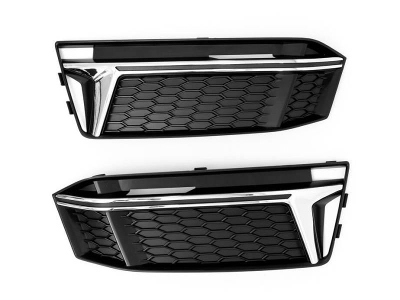 Stoßstange Gitter Waben Schwarz Chrom LINKS RECHTS für Audi A4 8W B9 mit S-Line von Goingfast GmbH