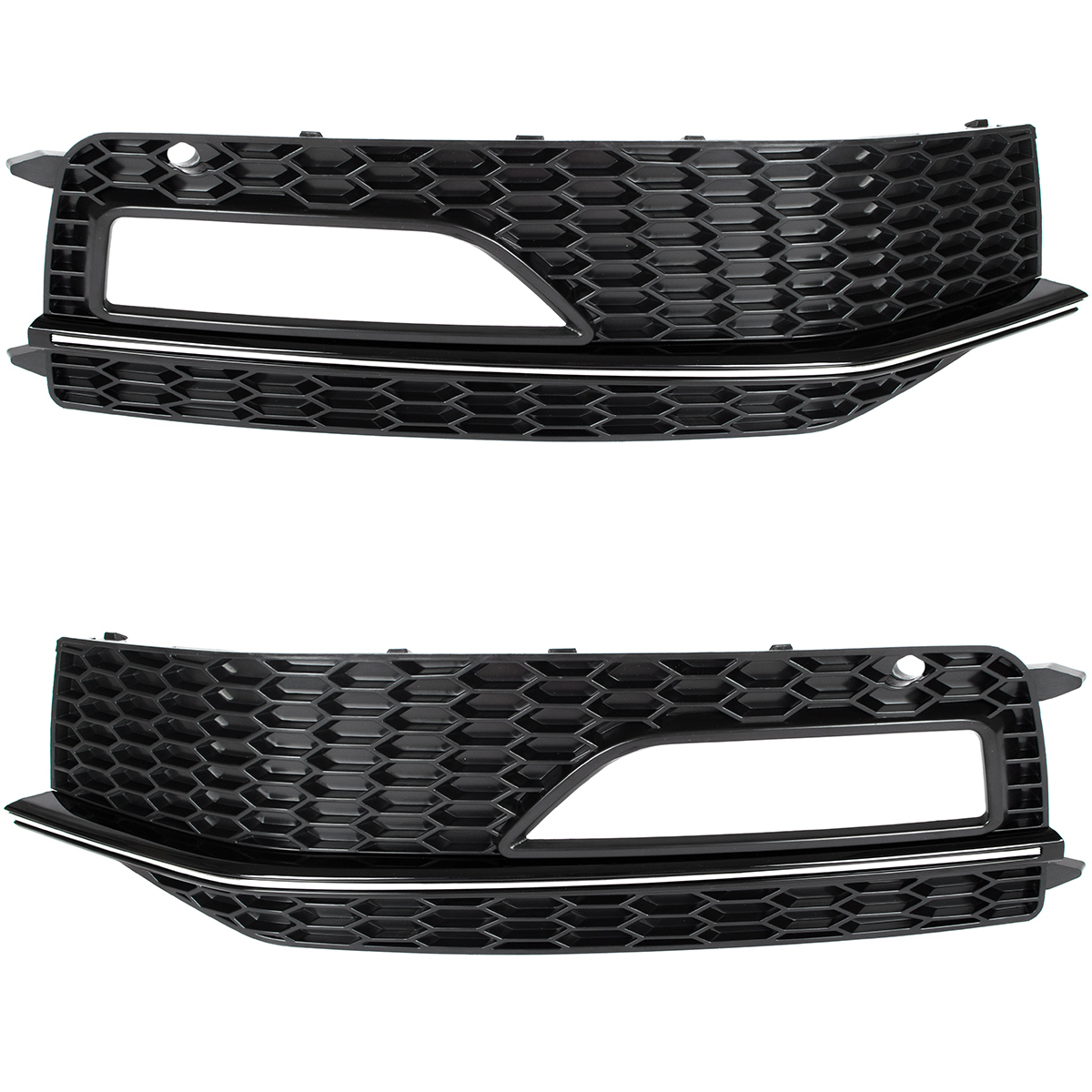 Stoßstangen Gitter Abdeckung Waben Muster Blende LINKS + RECHTS 8K0807681N 8K0807682P für Audi A4 B8 8K Facelift ab 2011-2015 (nur für S-Line Exterieur Stoßstange) von GOLDCAR Renata Badzio,Bart?omiej Kalisz s.c.