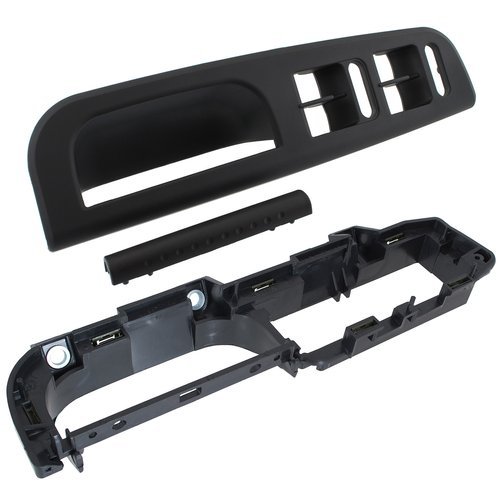 Türgriff 4er Griff Abdeckung Innen + Blende + Halterung Montage Unterteil SCHWARZ für VW Golf 4 IV Bora Passat 3B von Tuning Fanatics