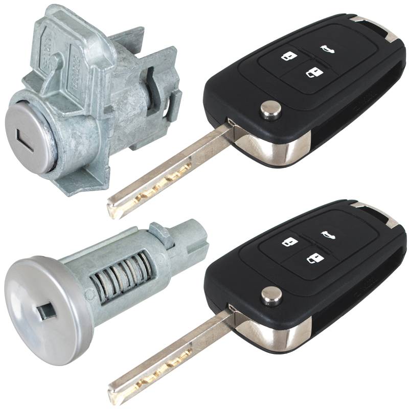 Türschloss Zündschloss Zündung Schloss + 2x Schlüssel Programmierbar (mit Chip) 13500201 13500226 20766607 23138170 für Opel Vectra C 02-09 von GOLDCAR Renata Badzio,Bart?omiej Kalisz s.c.