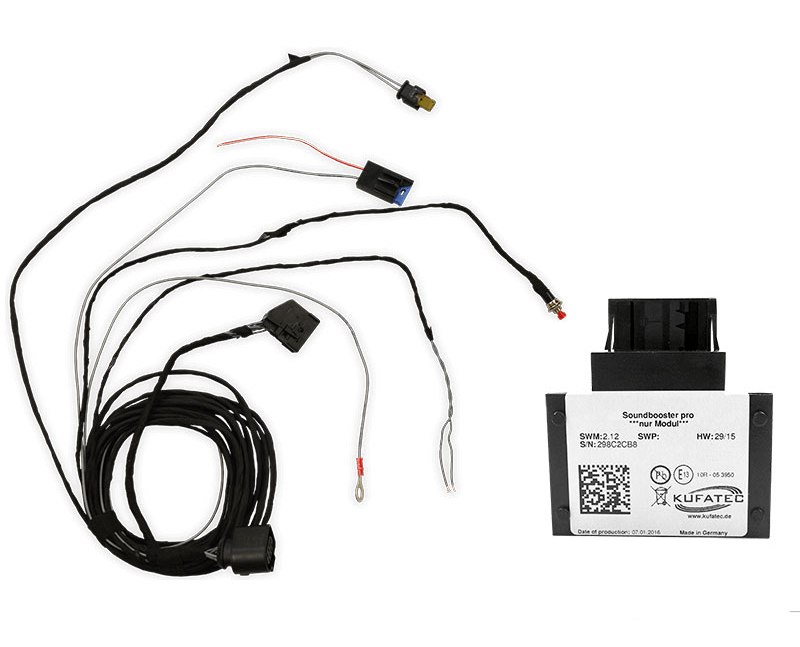 Universal Sound Booster Pro Active Modul V6 V8 Sound + Kabelbaum für Hyundai Universal Sound Booster Pro Active Modul V6 V8 Sound + Kabelbaum für Hyundai von KUFATEC GmbH & Co. KG
