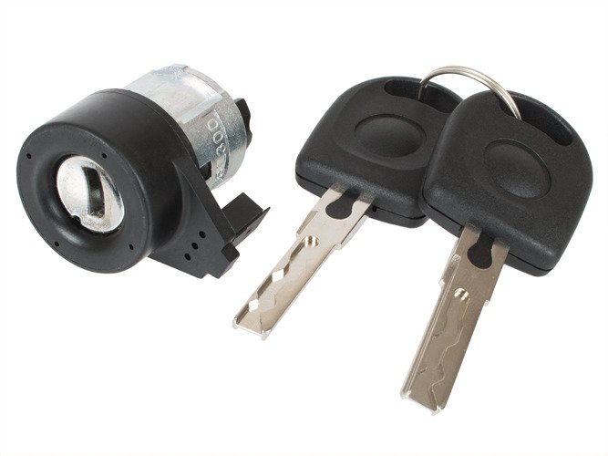 Zündschloss Zündung + 2x Schlüssel für VW Golf 4 Bora Beetle Passat B5 Polo 9N von Tuning Fanatics