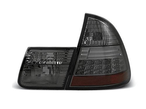 Tuning-Tec LED RÜCKLEUCHTEN LDBM29 SMOKE, Schwarz, Universal kompatibel für Auto, LKW, Van, Bus, Boot, Schneemobil, UTV, ATV, Traktor, Golfwagen, RV, Rauchfarbene Linse, Rückleuchten von Tuning-Tec