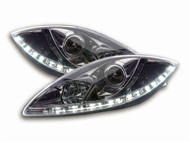 LED Scheinwerfer Set für Seat Leon 2005-2009 in chrom von Tuning-Tec
