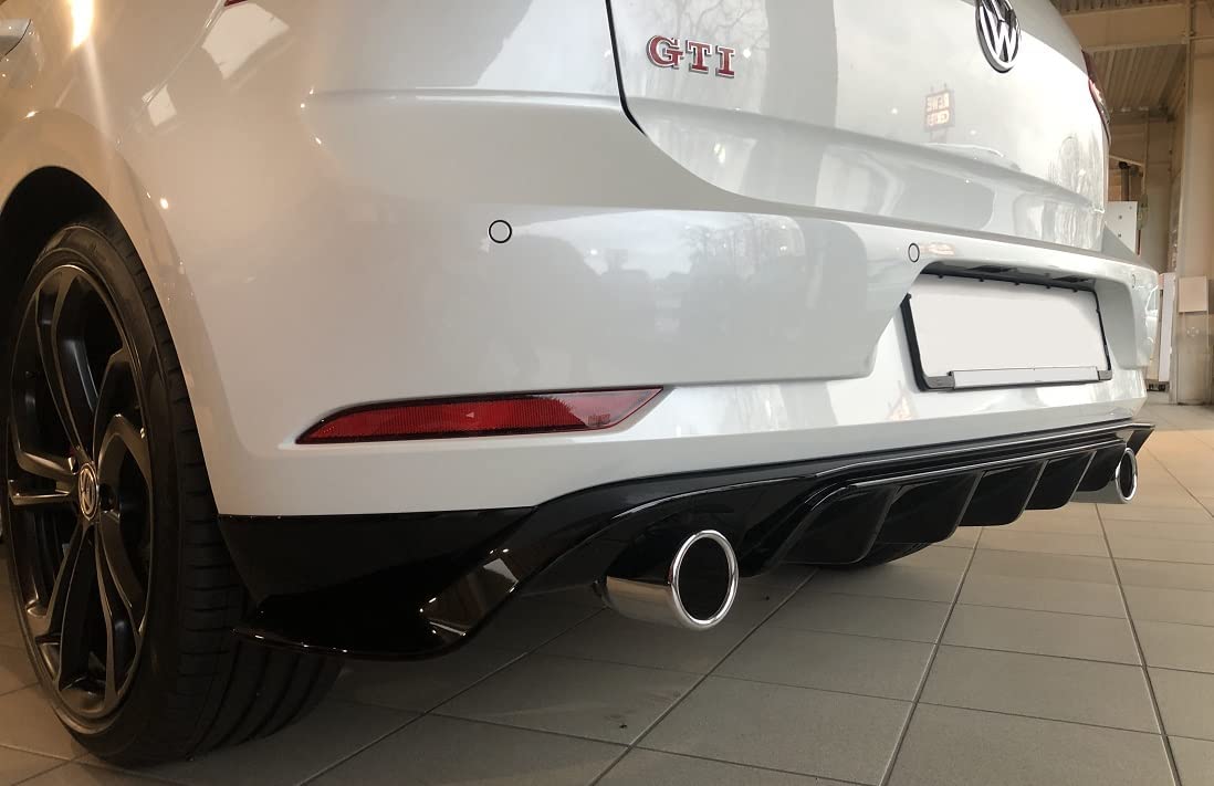 Tuning-deal Diffusor kompatibel mit/Ersatz passend für Volkswagen VW Golf 7 Facelift Heckdiffusor Einfachendrohr rechts und Links Tuning-deal Diffusor kompatibel mit/Ersatz passend für Volkswagen VW Golf 7 Facelift Heckdiffusor Einfachendrohr rechts und Links von Tuning-deal