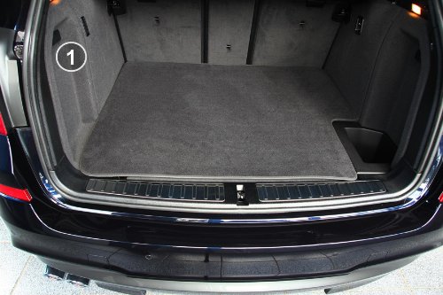 tuning-art 2903 Kofferraummatte für BMW X3 X4 F25 F26 xDrive 3-teilig mit Ladekantenschutz von Tuningart