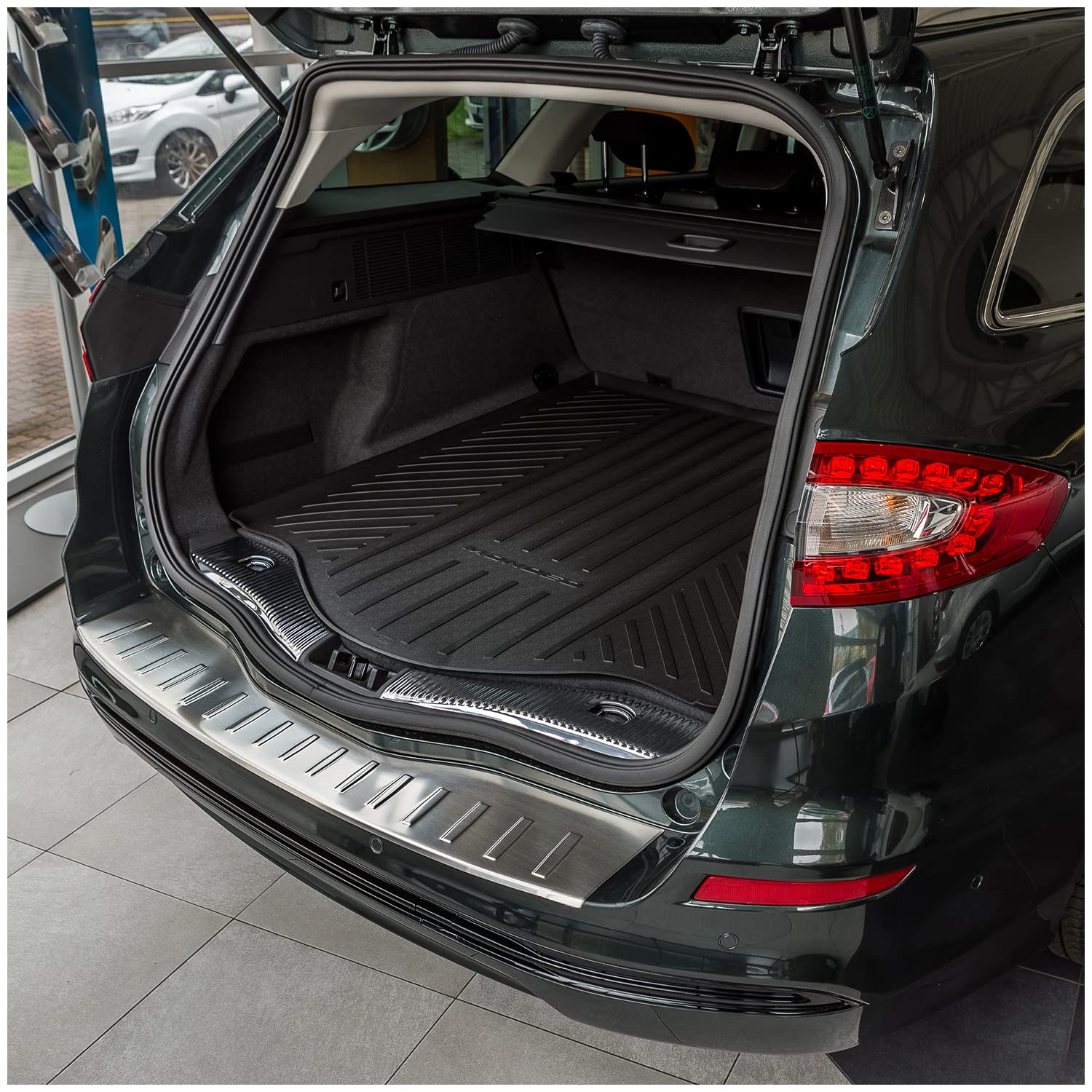 tuning-art L149 Edelstahl Ladekantenschutz passend für Ford Mondeo 5 Turnier 2015-2022 tuning-art L149 Edelstahl Ladekantenschutz passend für Ford Mondeo 5 Turnier 2015-2022 von tuning-art
