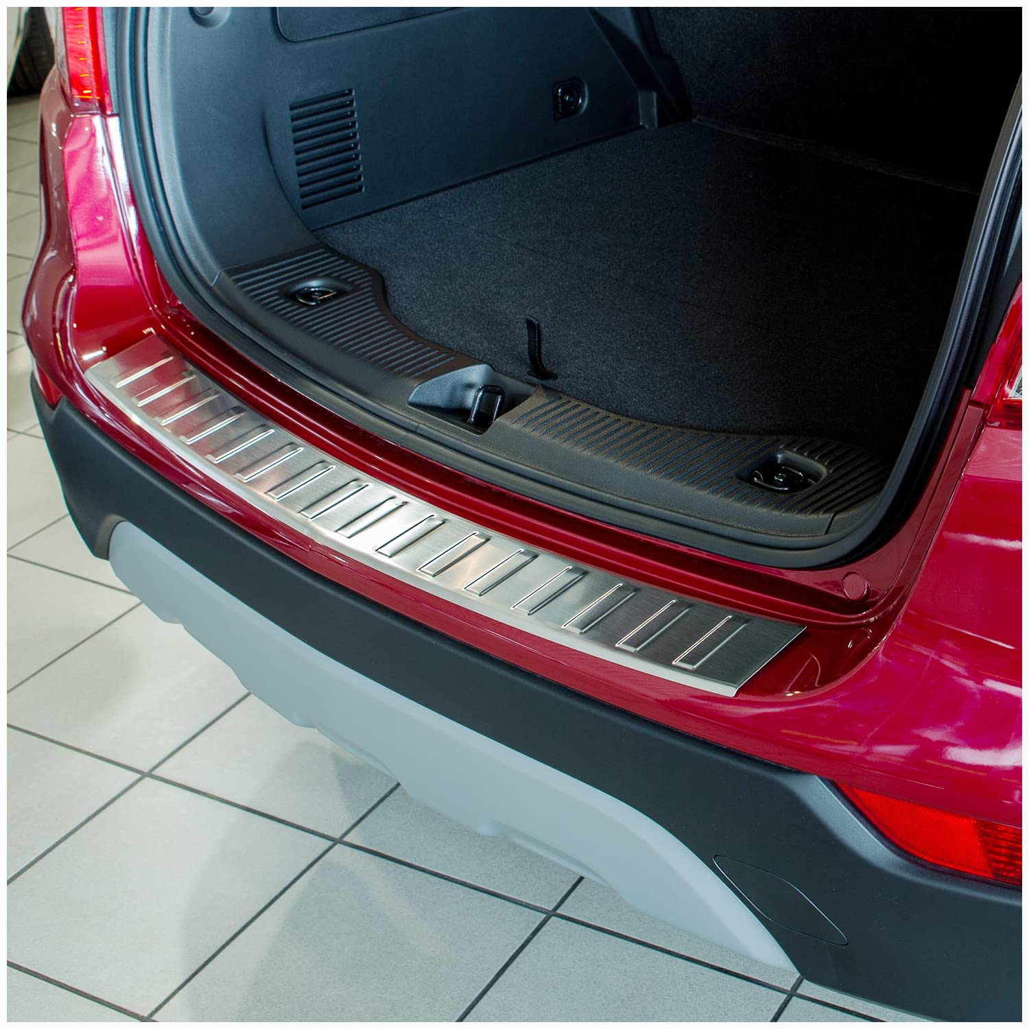 tuning-art L230 Edelstahl Ladekantenschutz passend für Opel Mokka X tuning-art L230 Edelstahl Ladekantenschutz passend für Opel Mokka X von tuning-art