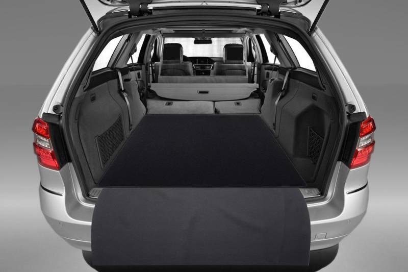 tuning-art 2604 Kofferraummatte passend für Mercedes E-Klasse T-Modell S212 2-teilig mit Ladekantenschutz von tuning-art