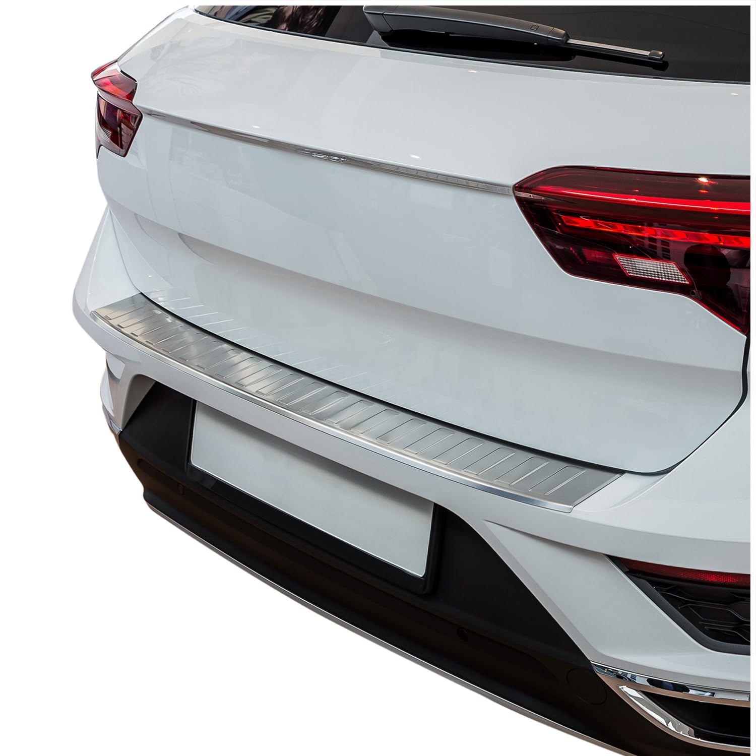 tuning-art BL932 Ladekantenschutz mit Abkantung passend für VW T-ROC Typ A1 2017- Heute/auch passend für das Facelift sowie das Cabrio, Farbe:Silber tuning-art BL932 Ladekantenschutz mit Abkantung passend für VW T-ROC Typ A1 2017- Heute/auch passend für das Facelift sowie das Cabrio, Farbe:Silber von tuning-art
