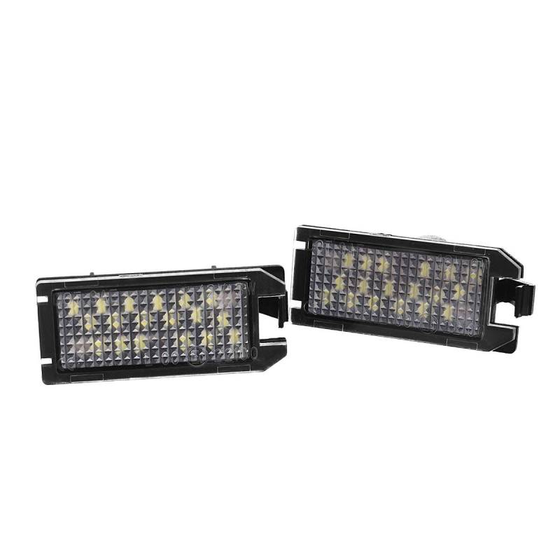 12 V LED Kennzeichenbeleuchtung Lampen weiß 2 Stück für Fiat 500 für Jeep Grand Cherokee für Maserati Levante für Dodge Viper von Tuoservo