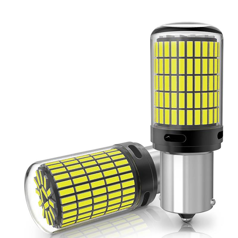 Tupolife 1156 LED Glühlampe 12V 21W Birne, Superhelle Weiß 6000k, Wasserdichte Scheinwerferabdeckung Mit Versiegeltem Glas, 2er-Pack von Tupolife