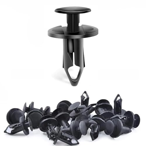 50 Stücke Auto Befestigung Clips Auto Stoßstange Kunststoff Niet Verschluss Retainer Trim Push Pin Clip von Tuqiang