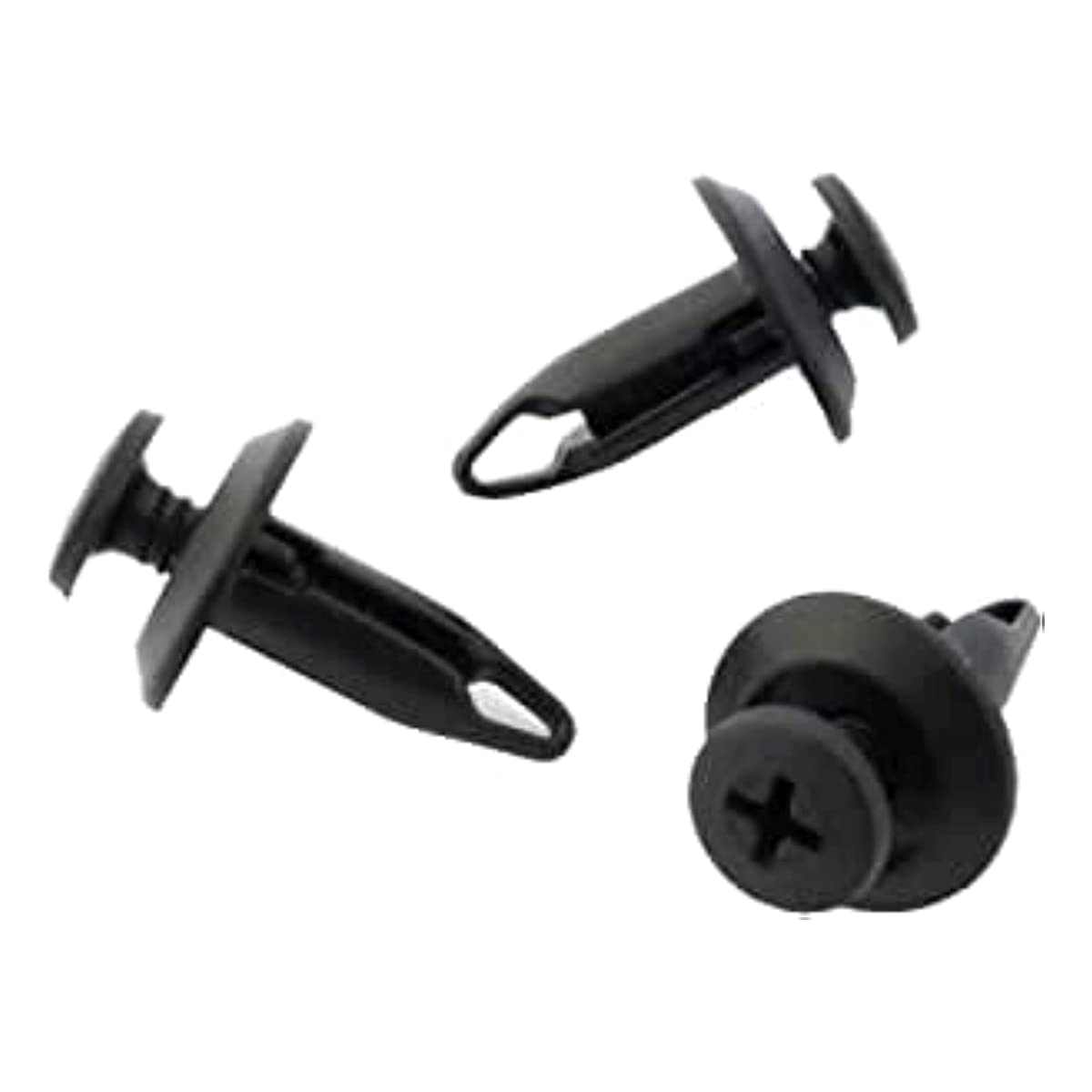 tuqiang® 10 x Clips/Plastic Screw Kunststoffverschluss Zierleisten und Haarbänder - Nieten Kunststoffen/Füllungen/Elementen von Türen - Diese Clips sich in ein Loch-6 mm - Zierleiste-Korpus von Tuqiang