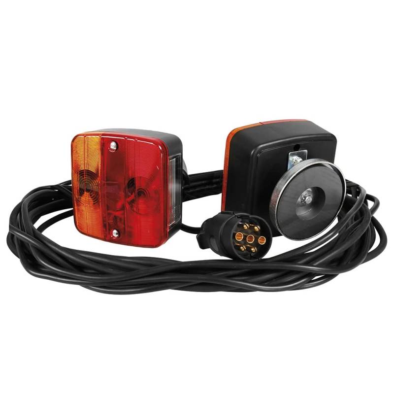 Turbocar 12V Wohnmobilbeleuchtungssatz 6,5m + 2,5m Wohnmobilbeleuchtung Magnet Anhänger Trailer Rückleuchte von OROK