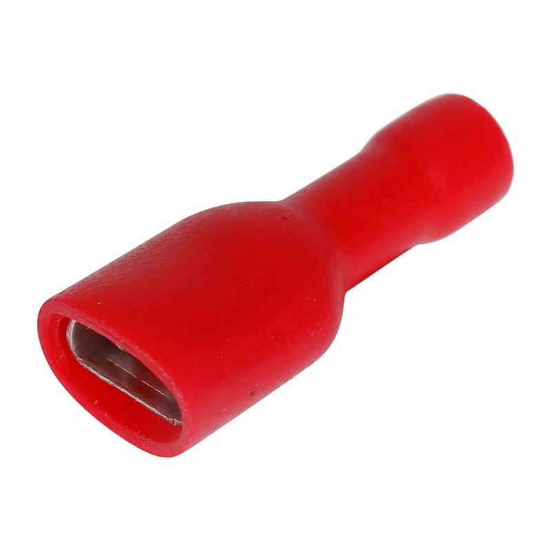 Turbocar T-140393 Ge¤Soleerde Vlakke Peulen Wijfjes 6,3 mm Rode x 10 von OROK