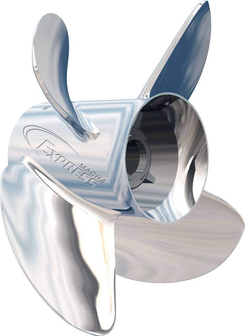 Turning Point Propeller 31501731 Express Right Edelstahl-Propeller mit 4 Flügeln, 36,6 x 43,2 cm von Turning Point Propellers