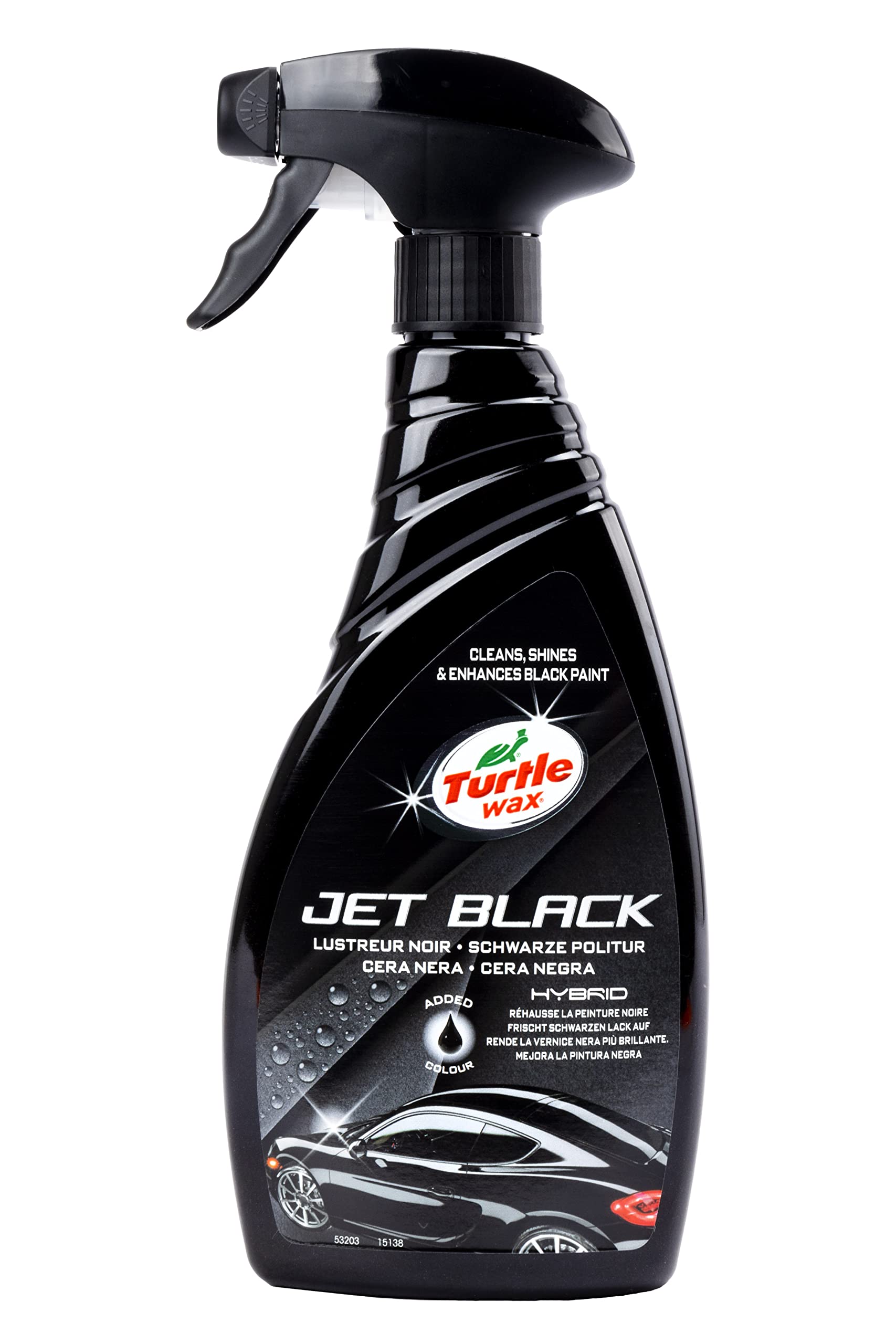 Turtle Wax 1830930 Hybrid Jet Black Spray Polish 500ml von Turtle Wax