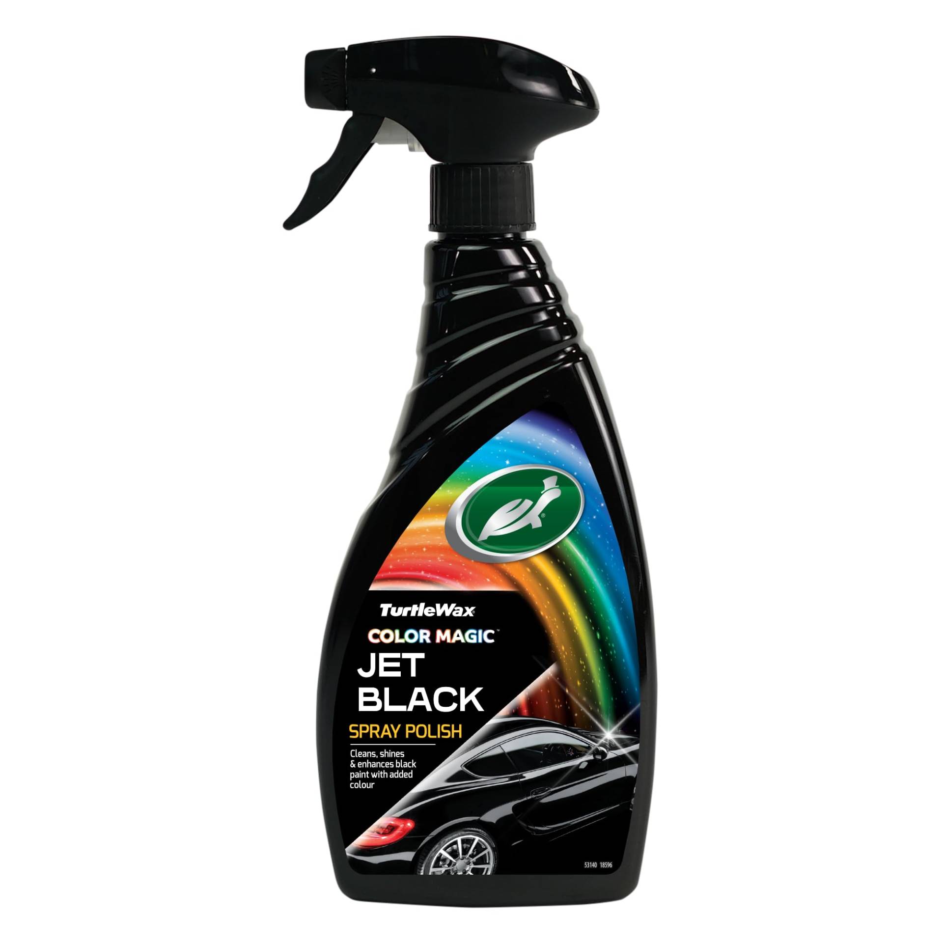 Turtle Wax 53140 Jet Black Sprühpolitur Zum Schutz Der Lackierung 500Ml von Turtle Wax