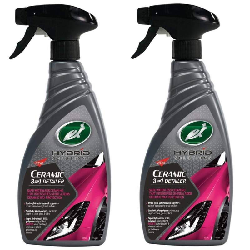 Turtle Wax 53343 Hybrid Solutions Ceramic 3-In-1-Detailer Für Autos 500Ml von Turtle Wax