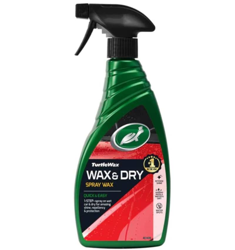 Turtle Wax 51800 Wax it Wet Auto Spray Wachs Reinigungsschutz Und Sofortiger Glanz 500ml von Turtle Wax