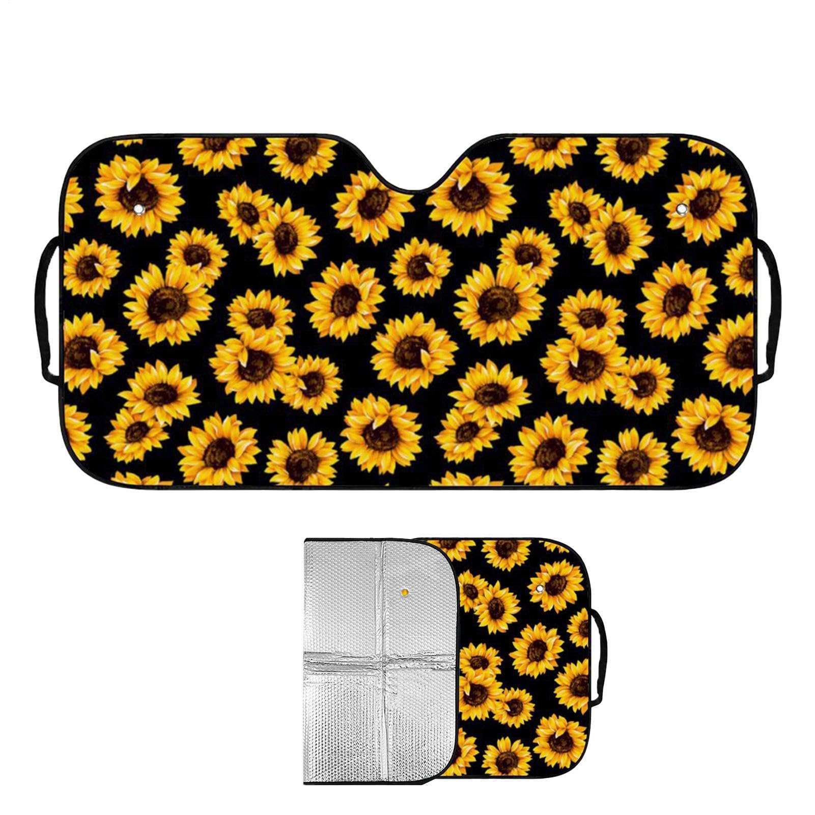 Tuxuseo Auto Windschutzscheibe Sonnenschatten, Auto Sonnenschatten Windschutzscheibe, Faltbare Windschutzscheibe Sonnenschutz, Hitzebeständige, UV -Schutz tragbarer Saugschatten für Auto, Lastwagen, Tuxuseo Auto Windschutzscheibe Sonnenschatten, Auto Sonnenschatten Windschutzscheibe, Faltbare Windschutzscheibe Sonnenschutz, Hitzebeständige, UV -Schutz tragbarer Saugschatten für Auto, Lastwagen, von Tuxuseo