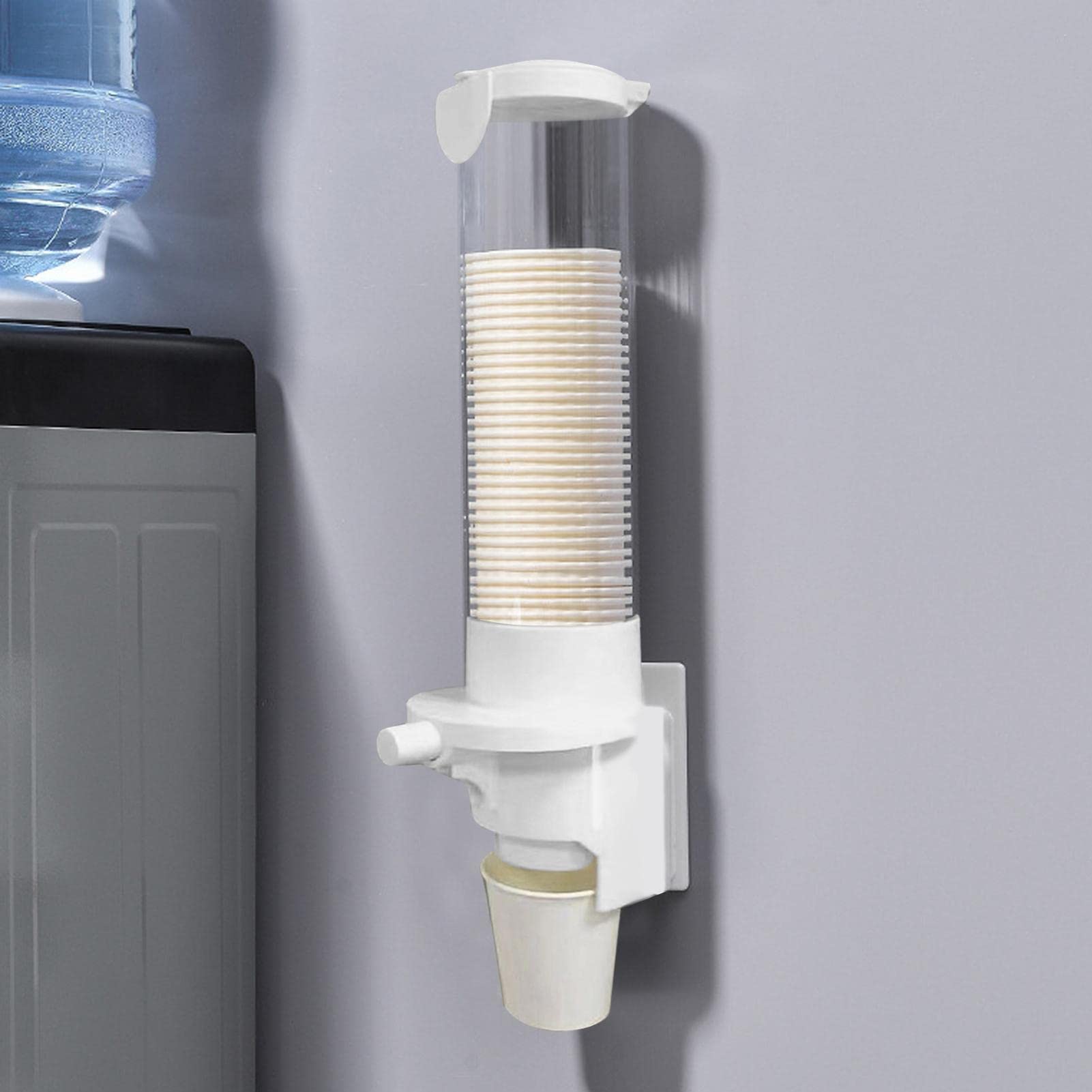 Tuxuseo Getränkehalter Für Wasserkühler | Becherspender Mit Druckknopf | Wandmontierter Pappbecherbehälter - Automatischer Entferner Becherhalter Passend Für 7 Unzen Becher Für Home Party Tuxuseo Getränkehalter Für Wasserkühler | Becherspender Mit Druckknopf | Wandmontierter Pappbecherbehälter - Automatischer Entferner Becherhalter Passend Für 7 Unzen Becher Für Home Party von Tuxuseo