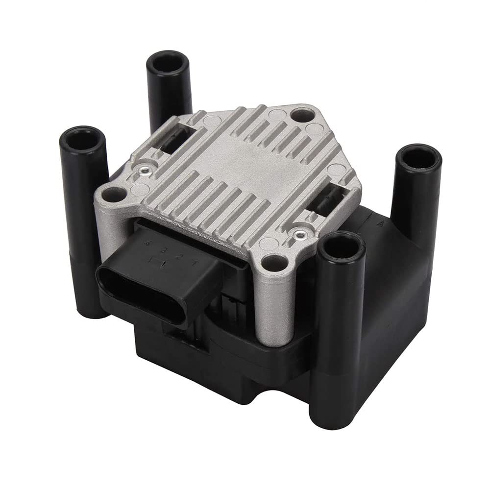 Twilight Garage Zündspule Motor Zündspulen Blockzündspule 032905106B Passt für VW Polo Golf PASSAT AUDI A1 2 3 4 SEAT SKODA FABIA Twilight Garage Zündspule Motor Zündspulen Blockzündspule 032905106B Passt für VW Polo Golf PASSAT AUDI A1 2 3 4 SEAT SKODA FABIA von Twilight Garage