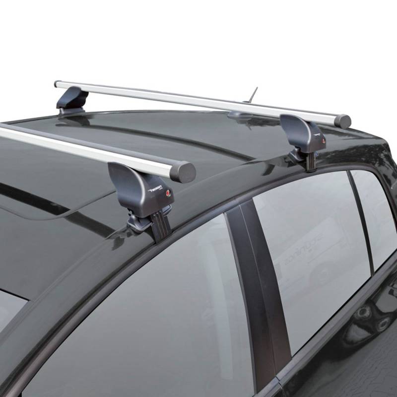 Twinny Load Dachträgersatz Aluminium A09 kompatibel mit Ford Focus/C-Max (mit fixen Befestigungspunkten) & Mazda 3 von Twinny Load