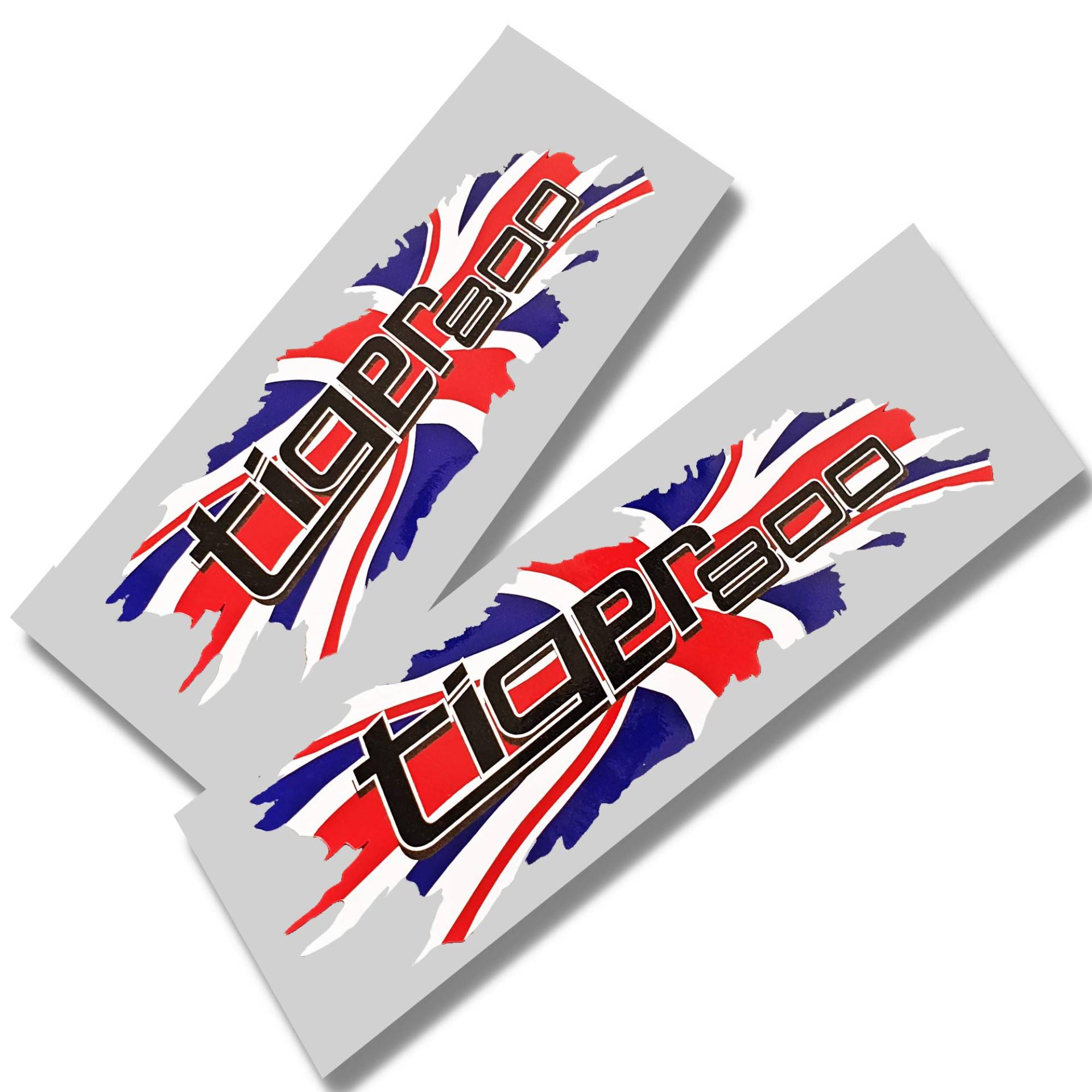 Twisted Melon Triumph Tiger 800 Union Flag Design Grafik-Aufkleber, klein, flach, 2 Stück Twisted Melon Triumph Tiger 800 Union Flag Design Grafik-Aufkleber, klein, flach, 2 Stück von Twisted Melon