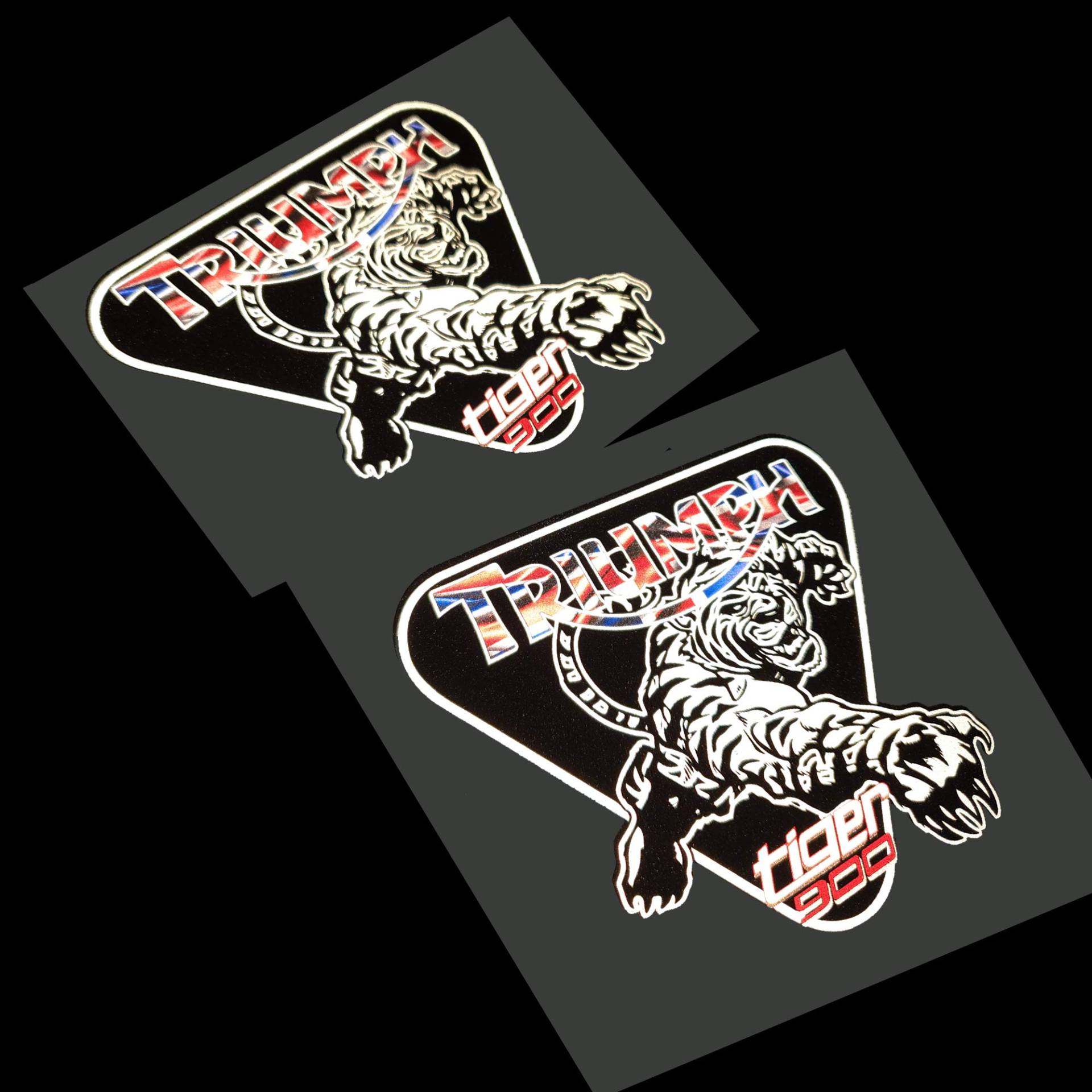 Twisted Melon Triumph Tiger 900 Reflektierende Aufkleber, 2 Stück Twisted Melon Triumph Tiger 900 Reflektierende Aufkleber, 2 Stück von Twisted Melon