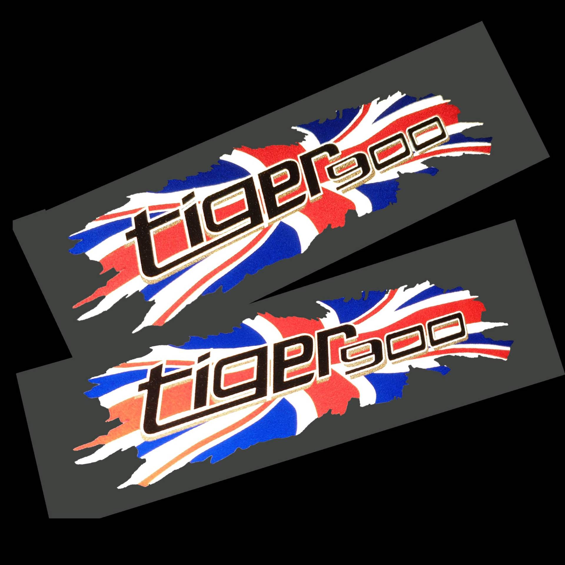 Twisted Melon Triumph Tiger 900 Union Flag Reflektierende Design Grafik-Aufkleber x 2 kleine flache Farbe Twisted Melon Triumph Tiger 900 Union Flag Reflektierende Design Grafik-Aufkleber x 2 kleine flache Farbe von Twisted Melon