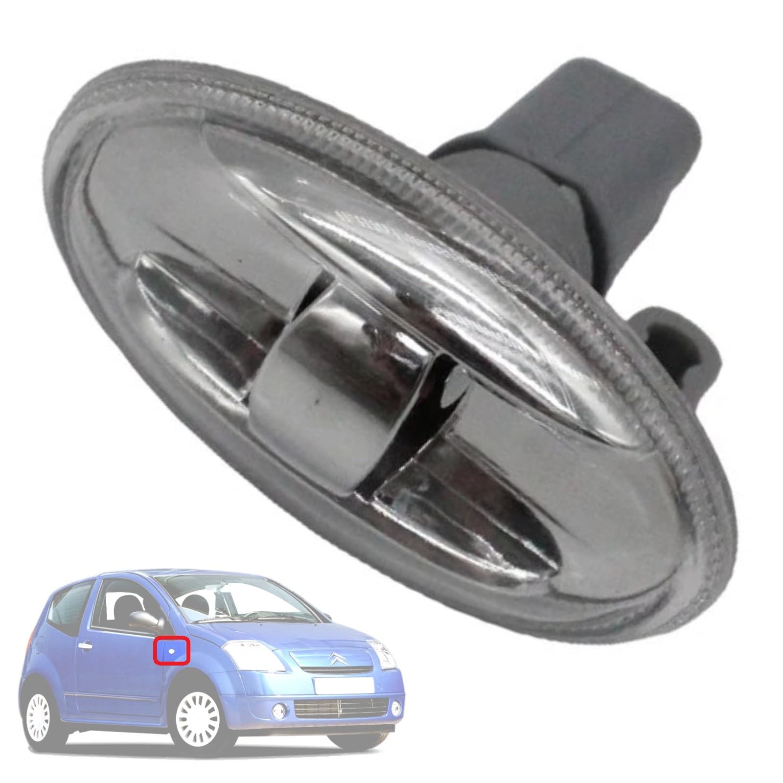 Twowinds Seitenblinker, Blinkleuchte Außenseitenblinker Links oder Rechts, Berlingo C2 C3 C4, Parter 107 307 407, 6325G3 Blinker von Twowinds