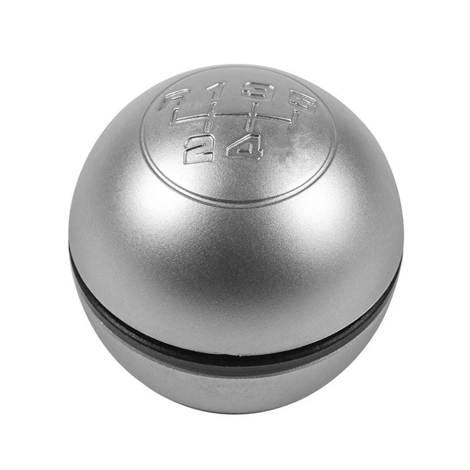 Auto-Schalthebelkopf Für Alfa Für Romeo Für Giulietta 2010 2011 2012 2013 2014 2015 2016 2017 2018 Auto Schaltgetriebe Schaltknauf Hebel Handball Schaltknäufe(5 Speed Silver) von Twxxws