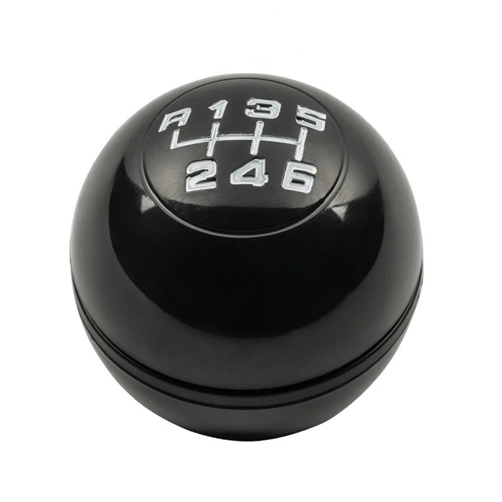 Auto-Schalthebelkopf Für Alfa Für Romeo Für Giulietta 2010 2011 2012 2013 2014 2015 2016 2017 2018 Auto Schaltgetriebe Schaltknauf Hebel Handball Schaltknäufe(6 Speed Black) von Twxxws