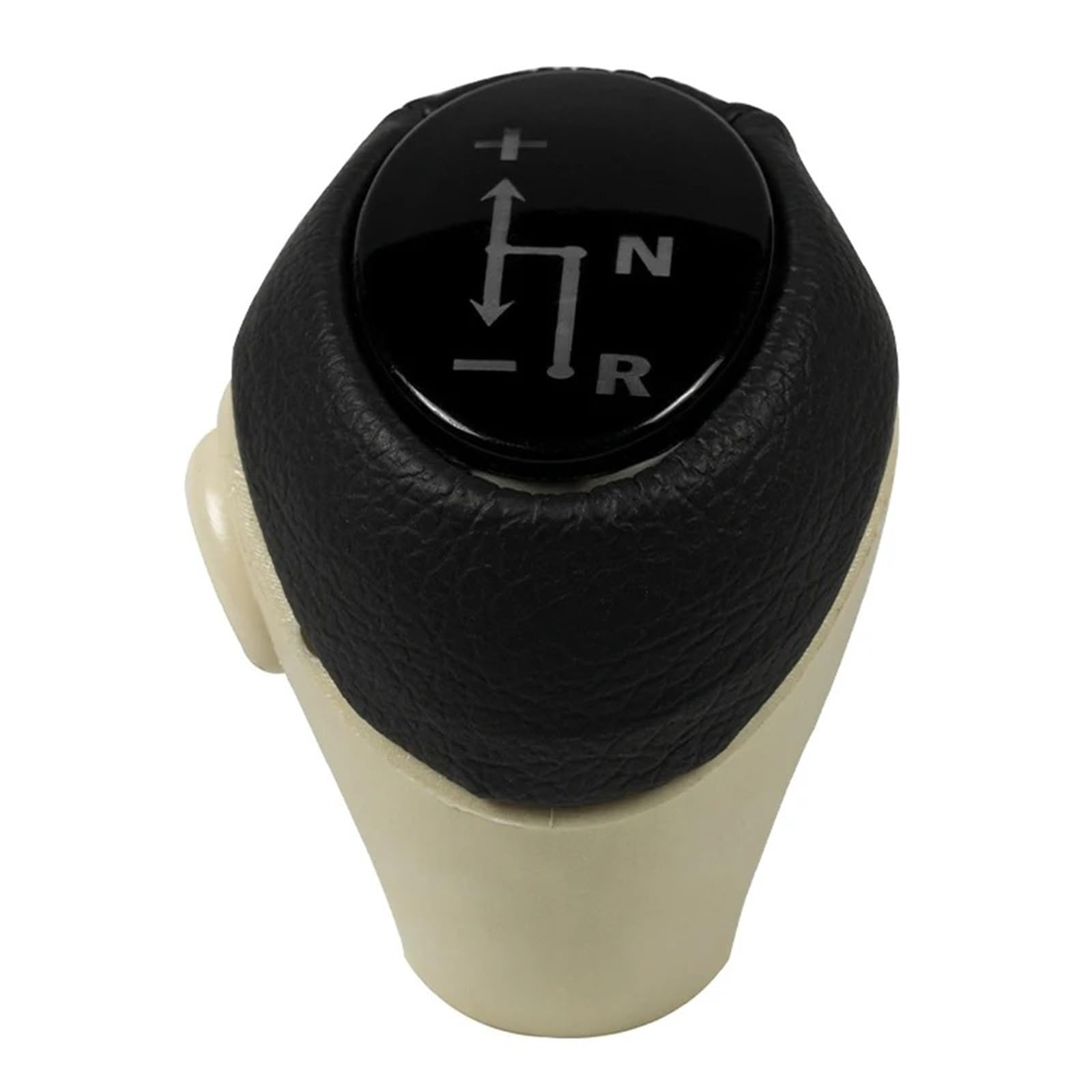 Auto-Schalthebelkopf Für Benz Für Smart Für Fortwo Roadster 450 451 Schaltknauf Hebel Handball Griff Kopf Schaltknäufe(Beige) von Twxxws