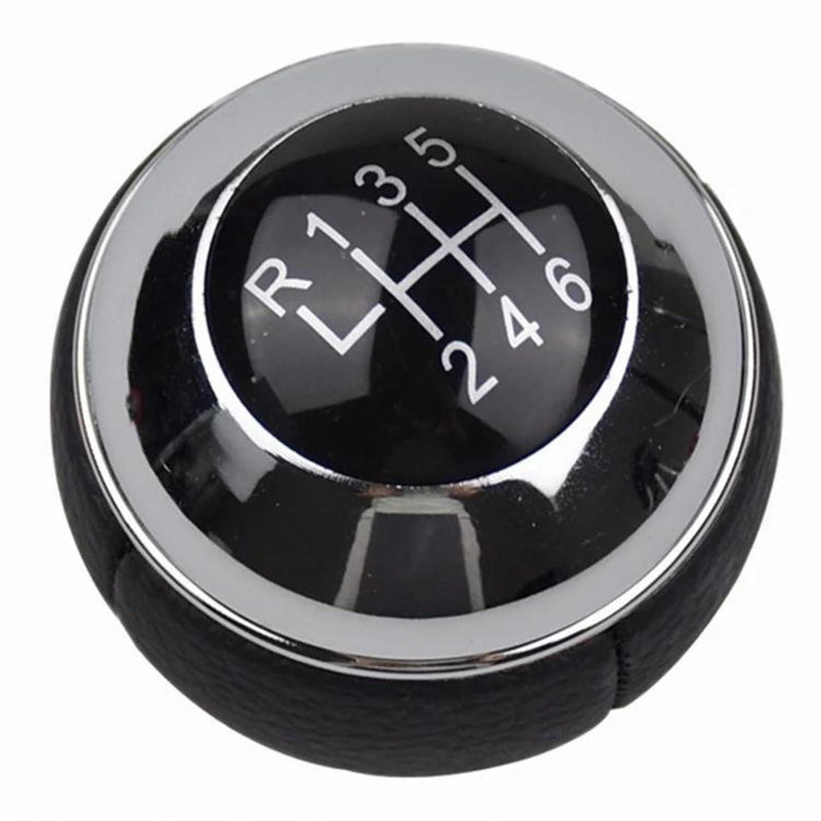 Auto-Schalthebelkopf Für Mini Cabrio R52 R53 Für Cooper 2002 2003 2004 2005-2008 R50 2000 2001 2002 2003-2006 MT 12mm 5/6 Geschwindigkeit Auto Schaltknauf Schaltknäufe(6 Speed Black) von Twxxws