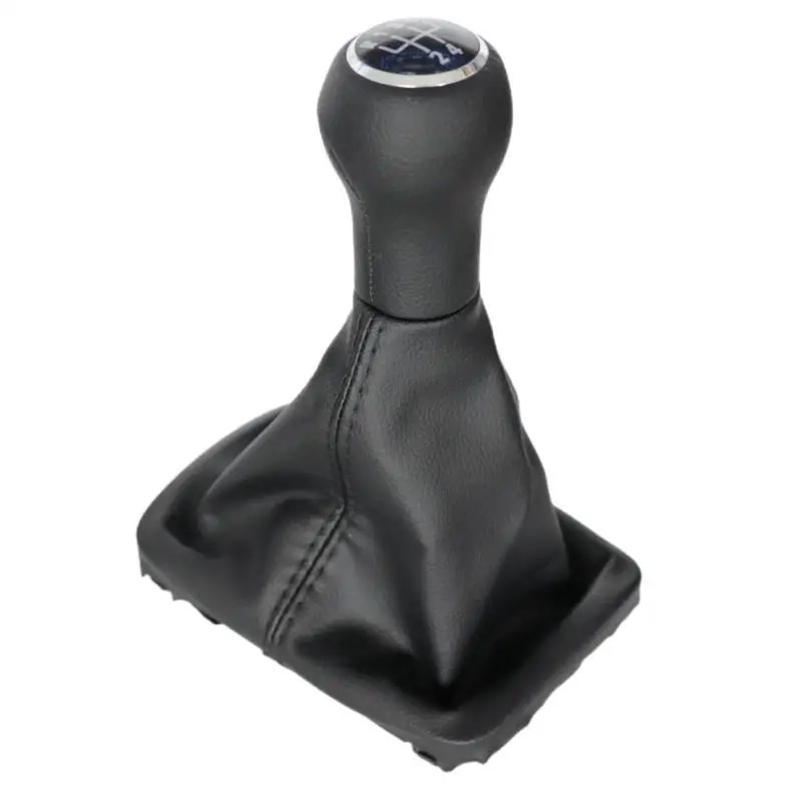 Auto-Schalthebelkopf Für VW Für Käfer 1998 1999 2000-2010 5 Geschwindigkeit Schaltknauf Gamasche Boot Hebel Staub Abdeckung Fall Gary Beige Schwarz Schaltknäufe(Black) von Twxxws