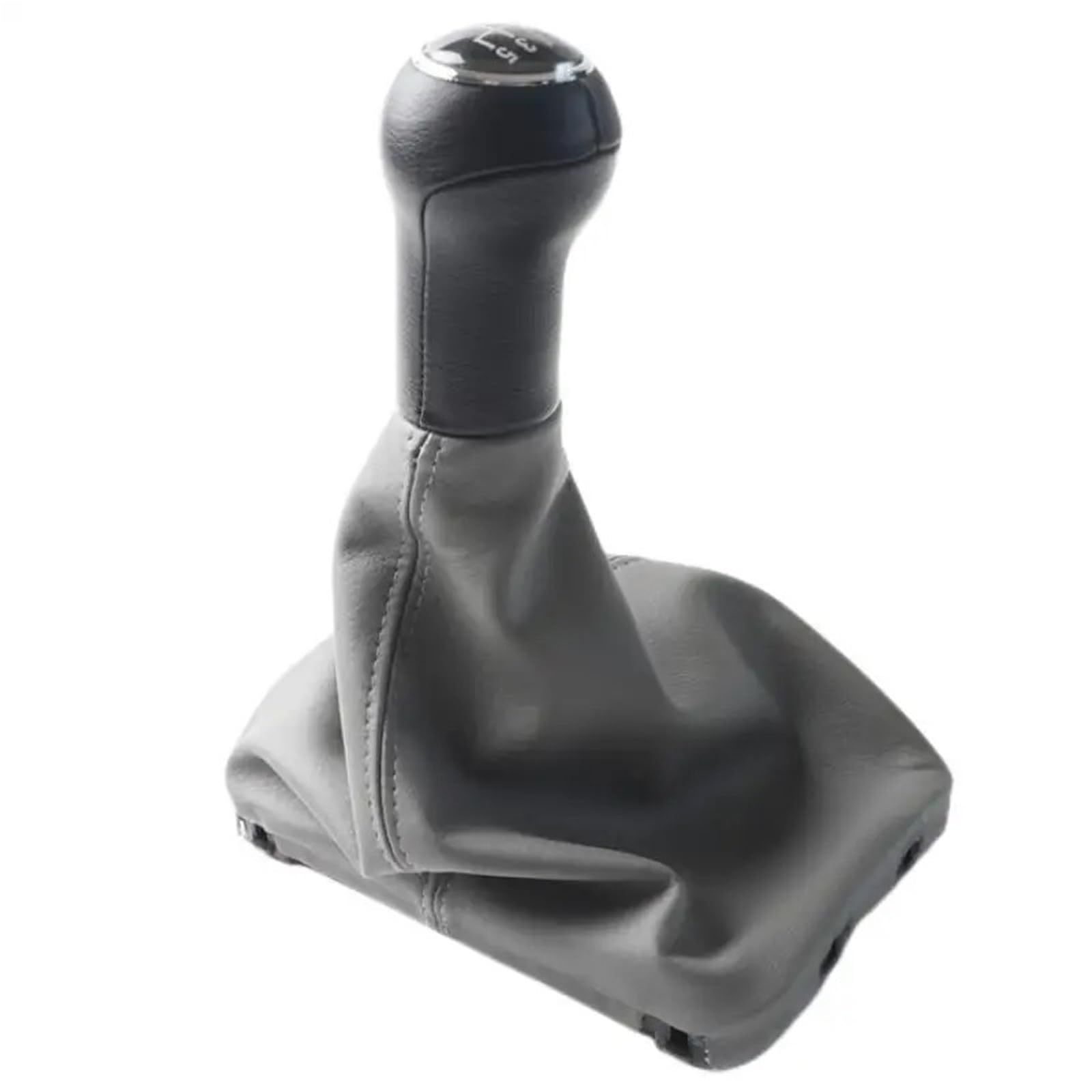 Auto-Schalthebelkopf Für VW Für Käfer 1998 1999 2000-2010 5 Geschwindigkeit Schaltknauf Gamasche Boot Hebel Staub Abdeckung Fall Gary Beige Schwarz Schaltknäufe(Gray) von Twxxws